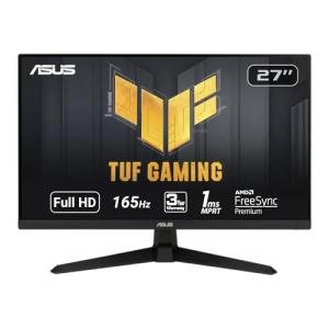 ASUS TUF Gaming 27 Inch Gaming Monitor - Full HD, 1080P, 165Hz (Supports 144Hz), 1ms, Extreme Low Motion Blur, FreeSync Premium, Shadow Boost, Eye Care, HDMI, DisplayPort, Tilt Adjustable - VG277Q1A