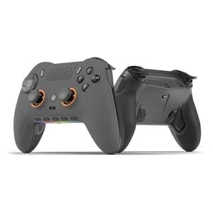 SCUF ENVISION PRO Wireless V2 (2025) PC Only Gaming Controller – Anti-Drift Thumbsticks – Five Remappable G-Keys – Remappable Back Paddles – Instant Triggers – Steel Gray