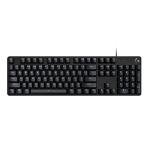 Logitech G413 SE Full-Size Mechanical Gaming Keyboard - Backlit Keyboard with Tactile Mechanical Switches, Anti-Ghosting, Compatible with Windows, macOS - Black Aluminum