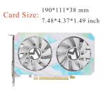 maxsun AMD Radeon RX 580 8GB 2048SP GDDR5 Computer Video Graphics Card GPU for PC Gaming 256-Bit DirectX 12 DVI, HDMI, DisplayPort Multi Monitors Extend (White)