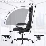 BestOffice PC Gaming Chair Ergonomic Office Chair Cheap Desk Chair Executive Task Computer Chair Back Support Modern Executive Adjustable Arms Rolling Swivel Chair for Women, Men