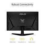 ASUS TUF Gaming 27 Inch Gaming Monitor - Full HD, 1080P, 165Hz (Supports 144Hz), 1ms, Extreme Low Motion Blur, FreeSync Premium, Shadow Boost, Eye Care, HDMI, DisplayPort, Tilt Adjustable - VG277Q1A