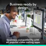 Logitech C920e HD 1080p Mic-Enabled Webcam, Certified for Zoom, Microsoft Teams Compatible, TAA Compliant