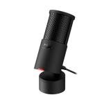 HyperX SoloCast 2 – Gaming USB Condenser Mic for PC, USB-C to USB-A, Built-in Pop Filter, Internal Shock Mount, Plug and Play, 24-bit / 96kHz, Compact Tiltable Stand – Black