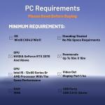 Pimax Crystal Light VR Headset for PC,2880x2880 per Eye,8K QLED Display with Local-Dimming,Inside-Out Tracking,PC VR Headset for Flight Sims,iRacing & Gaming (Full Payment Version)