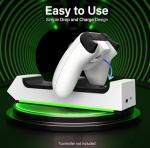 Nyko Charging Station for Xbox Series XS & Charge Base for 2 Controllers w/LED Indicators and Extra USB Port -Controller Charge Stand w/Rechargeable Batteries - Accessories