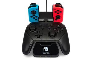 PowerA Controller Charging Base for Nintendo Switch, Black, Wireless Controller charging, Charge, rechargeable battery, Nintendo Switch, Joy-Con Charging, PowerA Wireless Charging