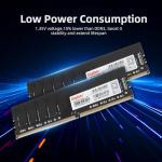 KingSpec 16GB DDR4 RAM 3200MHz for Desktop - Plug-and-Play, Home & Office Use, Standard Version, 288-Pin DIMM CL18 1.35V Computer Memory Compatible with Most Intel/AMD PCs