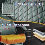 MINOMAC Gaming Chair,Ergonomic Computer Gaming Chair,400lb Load-Bearing,Retractable Footrest/Waist Support/Ergonomic Backrest[Spring + 4D Sponge] (Green)