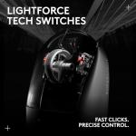 Logitech G PRO X Superlight 2 Wireless Gaming Mouse, 60g Pro-Grade with 5 Programmable Buttons, 44k DPI Sensor, 8kHz Report Rate, USB-C Charging for PC/Mac - Black