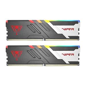 Patriot Viper Venom RGB DDR5 RAM 32GB (2X16GB) 6000MHz CL36 1.35v UDIMM Desktop Gaming Memory Kit Compatible with Intel XMP/AMD Expo - PVVR532G600C36K