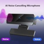 XOCLON 1080p Webcam for PC Laptop Desktop Computer, USB Webcam with Microphone, Streaming Camera, Plug & Play, for Meeting/Online Video Calls