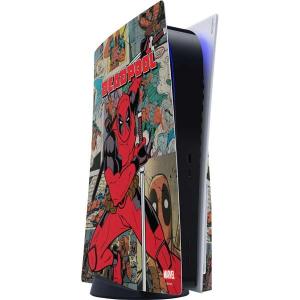 Skinit Decal Gaming Skin Compatible with PS5 Console - Officially Licensed Marvel Deadpool Deadpool Collage Design
