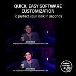 Razer Kiyo V2 X Streaming Webcam: 1440p 60 FPS - Auto Focus - Built-in Microphone - Wide Angle Lense - Integrated Privacy Shutter - Works with OBS, Xsplit, Streamlabs, Discord, Zoom, Teams - White