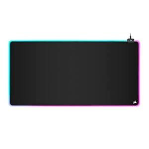 Corsair MM700 RGB Extended 3XL Cloth Gaming Mouse Pad/Desk Mat - Massive 1,220mm x 610mm (48” x 24”) Cloth Surface, 360° Three-Zone RGB Lighting, Two USB Ports - Black