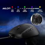 Redragon M817 Wired Gaming Mouse, 24000 DPI Optical Mice with 5 Programmable Buttons & Ergonomic Design, 37G Ultra Lightweight, Software Supports DIY Keybinds, Black