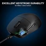 Redragon M817 Wired Gaming Mouse, 24000 DPI Optical Mice with 5 Programmable Buttons & Ergonomic Design, 37G Ultra Lightweight, Software Supports DIY Keybinds, Black