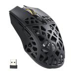 LTC GM023 Tri-Mode Wireless Gaming Mouse, 79g Ultra-Light Honeycomb Ergonomic Gaming Mouse, 2.4Ghz/BT/Wired, 6-Level DPI 8000, 6 Programmable Buttons, Pro Software