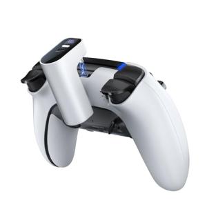 LVFAN Charger for PS5 Controller, Battery Pack Compatible with PlayStation DualSense & Edge, Portable Power Bank with LED Display, Adds 12+ Hours of Gaming Time for PS5 Gamers