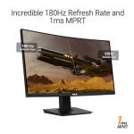 ASUS TUF Gaming 24” (23.6 inch viewable) Curved Monitor (VG24VQER) – FHD, 180Hz, 1ms, DCI-P3 90%, Extreme Low Motion Blur Sync, FreeSync, Shadow Boost, Eye Care, DisplayWidget Center, 3yr Warranty