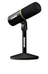Shure MV6 Gaming Microphone – Dynamic USB Mic for PC Gaming & Streaming with Tap-to-Mute, Noise Cancellation, Desktop Stand & 3.5mm Headphone Monitoring, Black