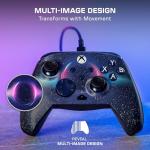 Turtle Beach Rematch Advanced Wired Gaming Controller for Xbox & PC – Lenticular, Multi-Design, Remappable Buttons, Hall-Effect Hair Triggers, 8ft Cable, Officially Licensed by Xbox – Dark Cosmos