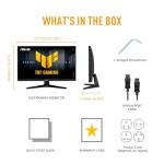 ASUS TUF Gaming Series 5 24” 1080P Gaming Monitor (VG249QM5A) - Full HD, Fast-IPS, 240Hz, 0.3ms, G-SYNC Compatible, FreeSync Premium, Extreme Low Motion Blur Sync, 99% sRGB, Gaming AI, 3 yr Warranty