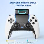 EJGAME Rechargeable Battery Pack Compatible with PS5 Dualsense/Edge Controller,Wireless Charger for PS5 Controller,Play While Charging, 2000mAh with LED Indicator