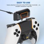 EJGAME Rechargeable Battery Pack Compatible with PS5 Dualsense/Edge Controller,Wireless Charger for PS5 Controller,Play While Charging, 2000mAh with LED Indicator