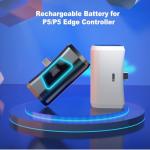 EJGAME Rechargeable Battery Pack Compatible with PS5 Dualsense/Edge Controller,Wireless Charger for PS5 Controller,Play While Charging, 2000mAh with LED Indicator