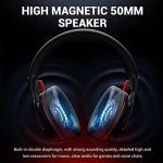 EKSA E900 Pro USB Gaming Headset for PC - Computer Headset with Detachable Noise Cancelling Mic, 7.1 Surround Sound, 50MM Driver - Headphones with Microphone for PS4/PS5, Xbox One, Laptop, Office