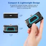 EJGAME Rechargeable Battery Pack Compatible with PS5 Dualsense/Edge Controller,Wireless Charger for PS5 Controller,Play While Charging, 2000mAh with LED Indicator