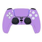 Sticker Wrap for PS5 Slim Digital Edition, Console Skin Protective Vinyl Decal Cover for Game Controller (Purple)