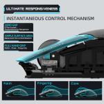 Machenike Wireless Gaming Mouse,26,000 DPI,PAW3395 Sensor,RGB Backlit,Ergonomic Design,6 Programmable Buttons,Long Battery Life,Ultra-Lightweight,White Gaming Mice Compatible with PC, Mac