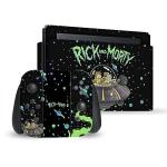 Head Case Designs Officially Licensed Rick And Morty The Space Cruiser Graphics Vinyl Sticker Gaming Skin Decal Cover Compatible With Nintendo Switch Console & Dock & Joy-Con Controller Bundle