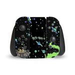 Head Case Designs Officially Licensed Rick And Morty The Space Cruiser Graphics Vinyl Sticker Gaming Skin Decal Cover Compatible With Nintendo Switch Console & Dock & Joy-Con Controller Bundle