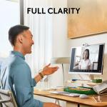 Logitech Brio 100 Full HD 1080p Webcam for Meetings, Streaming, Desktop, Laptop, PC - Built-in Mic, Shutter, Works with Zoom, Microsoft Teams, Nintendo Switch 2’s New GameChat Mode-Off -White