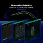 MKETech Electronics Wired Gaming Mouse - Computer Corded Mouse with 6 Programmable Buttons, Up to 7200 DPI Optical Sensor, RGB Lighting, for PC Laptop, Black (Cool Viper)