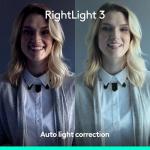 Logitech Brio 4K Webcam, Video Calling, Noise-Cancelling mic, HD Auto Light Correction, Wide Field of View, Windows Hello Works with Microsoft Teams, Zoom, Google Meet, PC/Mac/Laptop/MacBook/Tablet