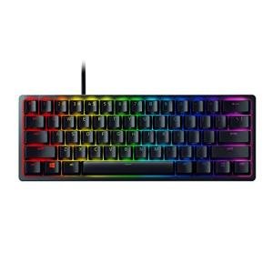 Razer Huntsman Mini 60% Gaming Keyboard: Linear Optical Switches - Rapid Trigger Mode - Chroma RGB Lighting - PBT Keycaps - Onboard Memory - Snap Tap - Classic Black