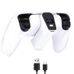 GLOWANT Charger for P5/P5 Edge Controller -2000mAh Portable Battery Pack, P5 Gaming Accessory Charging Kit with AC Adapter Power Brick(White)