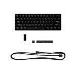 HyperX Alloy Origins 60 - Mechanical Gaming Keyboard, Ultra Compact 60% Form Factor, Double Shot PBT Keycaps, RGB LED Backlit, NGENUITY Software Compatible - Linear HyperX Red Switch,Black