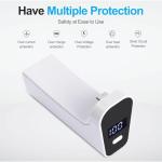 GLOWANT Charger for P5/P5 Edge Controller -2000mAh Portable Battery Pack, P5 Gaming Accessory Charging Kit with AC Adapter Power Brick(White)