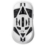 PWNAGE Ultra Custom Pro Symm 3 Wireless Gaming Mouse - Adjustable Sensor Position, Hot-Swappable Mechanical & Optical Switches, Modular Shape System, 8K Polling, 50g Ultralight - White