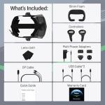 Pimax Crystal Super VR Headset | Full Payment Version 3840x3840 per Eye Ultrawide 140° FOV Eye- Tracking Ultra-Sharp for Flight & Racing Simulators & Gaming (CS-ultrawide)