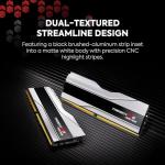 G.SKILL Trident Z5 Neo RGB Series DDR5 RAM (AMD EXPO) 32GB (2x16GB) 6000MT/s CL30-36-36-96 1.35V Desktop Computer Memory U-DIMM - Matte White (F5-6000J3036F16GX2-TZ5NRW)