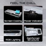 GIGABYTE Radeon™ RX 9060 XT Gaming OC ICE 16G Graphics Card (16GB GDDR6, 128-bit, PCIe 5.0, HDMI/DP 2.1, 2 Slot, Hawk Fan, Server-Grade Thermal Gel, Reinforced Structure)