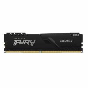 Kingston FURY Beast 16GB 3200MHz DDR4 CL16 Desktop Memory Single Stick KF432C16BB/16, Black