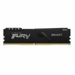 Kingston FURY Beast 16GB 3200MHz DDR4 CL16 Desktop Memory Single Stick KF432C16BB/16, Black