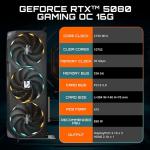 GIGABYTE GeForce RTX 5080 Gaming OC 16G Graphics Card, WINDFORCE Cooling System, 16GB 256-bit GDDR7, GV-N5080GAMING OC-16GD Video Card